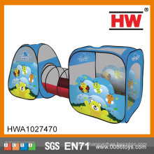 Новый дизайн крытый и открытый детей синий насекомых туннель палатки